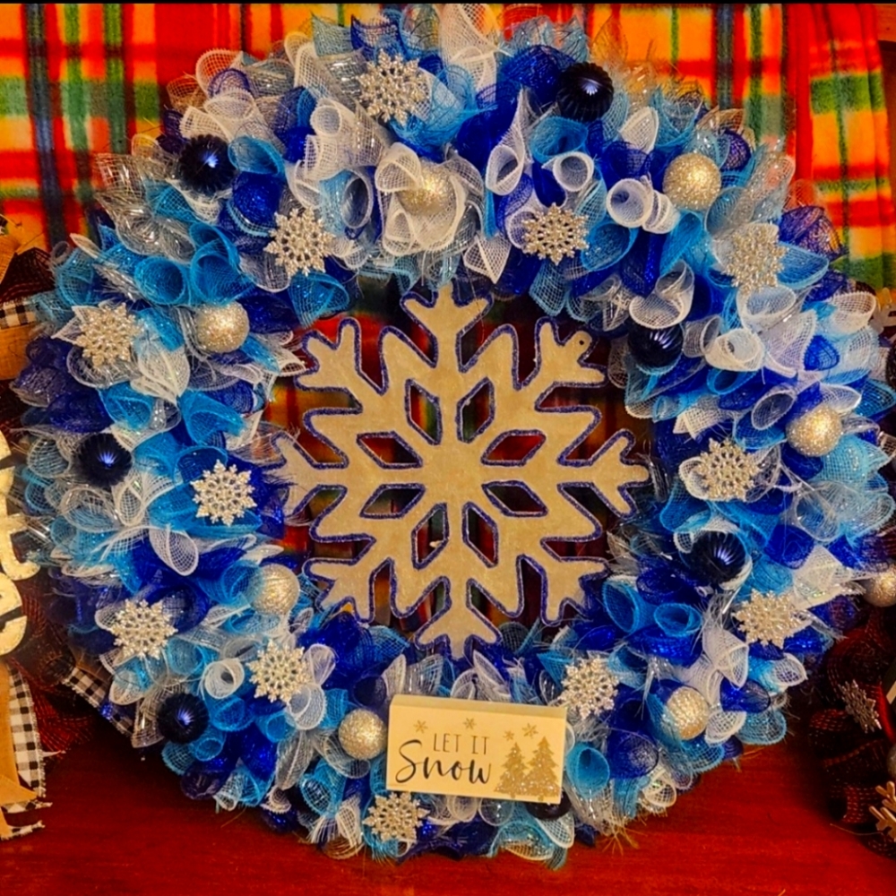 Let it snow wreath